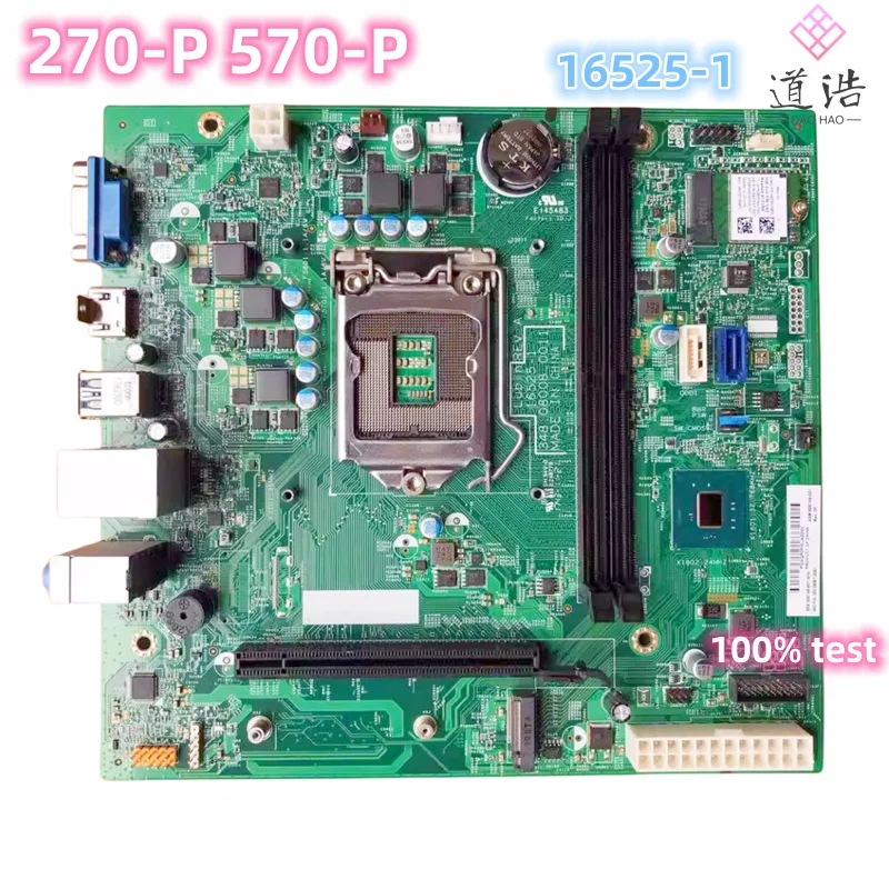 

906148-001 For HP Slimline 270-P 570-P Motherboard 16525-1 906148-601 LGA 1151 DDR4 Mainboard 100% Tested Fully Work