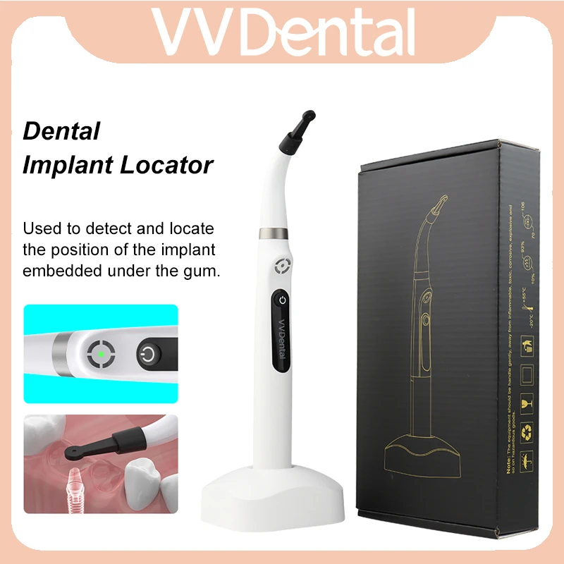 Dental Implant Locator 3 Steps Quick Positioning For Find Implant Screwdriver 360 Rotatable Sensor Localization Dental Detector