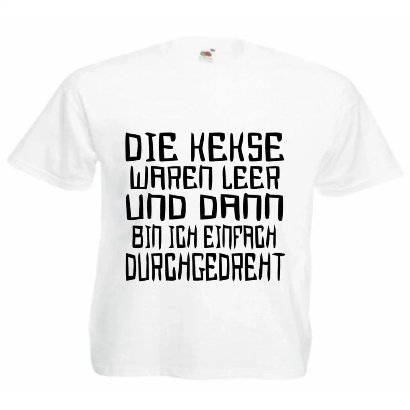 Motiv Fun T-Shirt Die Kekse Waren Alle Cookie Lustig Spass Nr. 3223 Vintage Washed Atmungsaktiv Stylisch Unisex Mode Stretchig