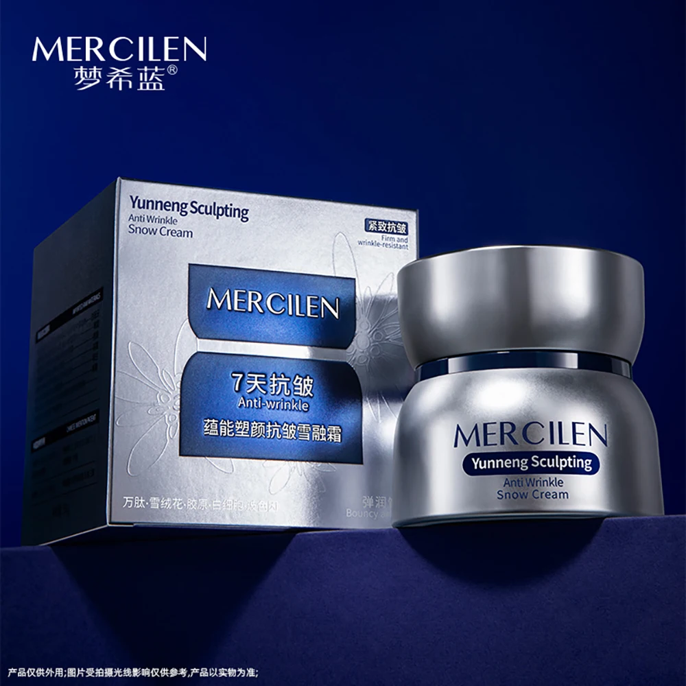 النحت المضادة للتجاعيد كريم الثلج تقليل الخطوط الدقيقة ترطيب اشراق تحسين الجلد الخام الجاف كريم وجه العناية بالبشرة الكورية