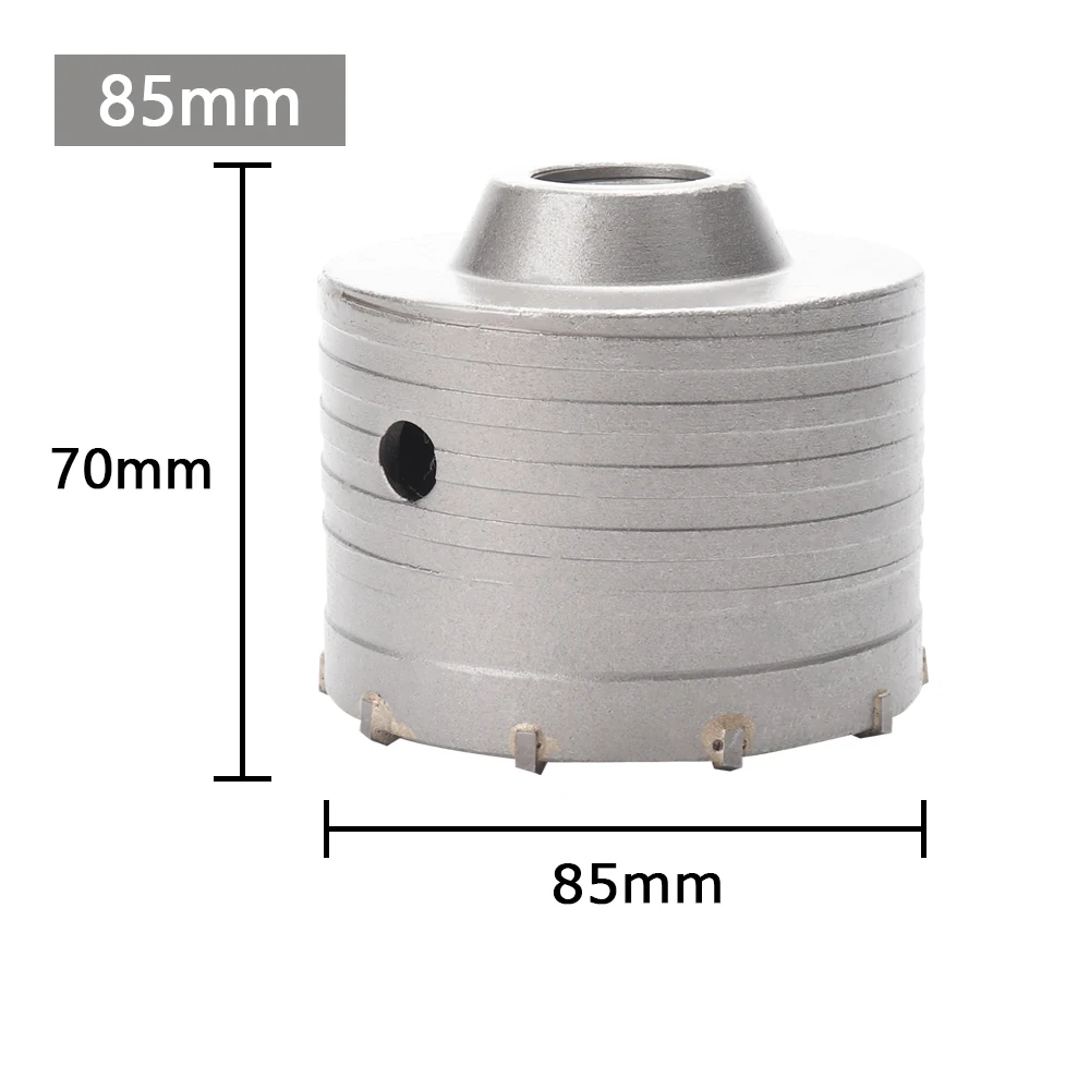 1Pc 30-150mm Boren kroon voor Betonnen Muur Gatenzaag SDS PLUS Hamerboor set met Ronde As Cement Steen Cutter Tool