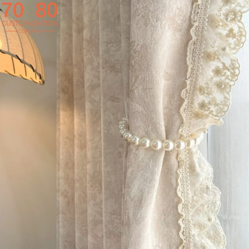 

Gold Jacquard Relief Texture Dark Texture Chenille Shading Curtains for Living Room Bedroom French Window Customized