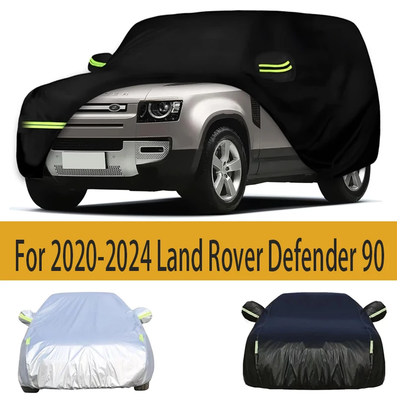 

Waterproof Car Covers for 2020-2024 Land Rover Defender 90 2-Door (Black) Custom Waterproof All Weather Protection Outdoor