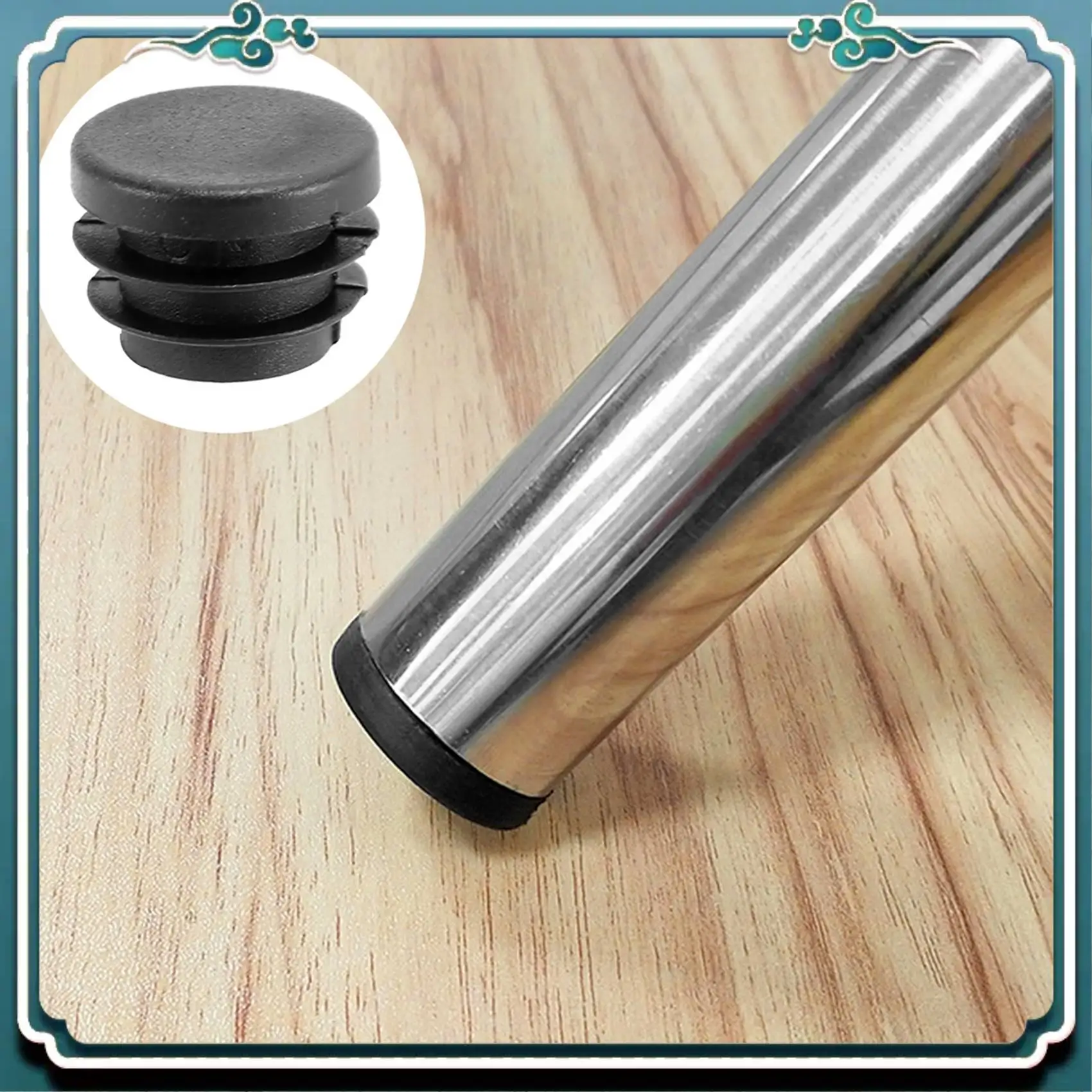 

Заглушки для круглых труб A67K, диаметр 19 мм, 20 шт., черные