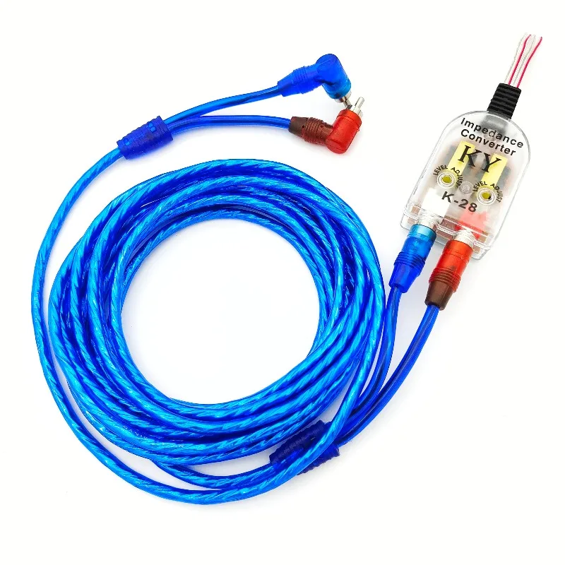Car Audio Modification Car Subwoofer Power Amplifier High To Low Audio Cable High Frequency To Low Frequency Signal Converter