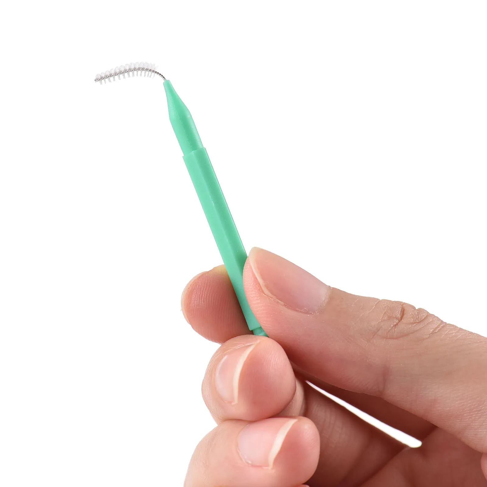 100Pcs/Set Interdental Brushes for Teeth Dental Floss Toothpick Plastic Orthodontic Braces Brush Tooth Cleaning Tool Oral Care