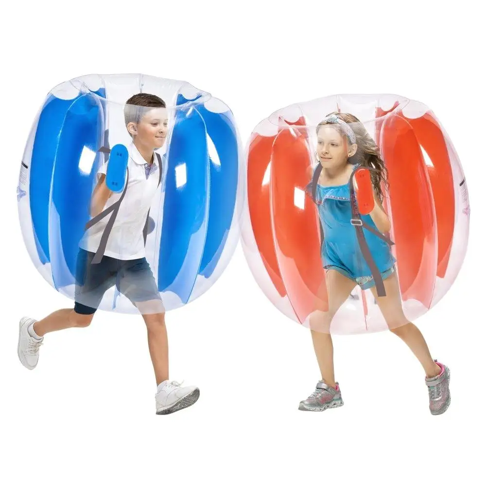 

Надувные мячи-бамперы, 2 упаковки, 3 фута, мячи Zorb для детей и подростков, прочный набор пузырьковых мячей из ПВХ для развлечений и командных игр на открытом воздухе