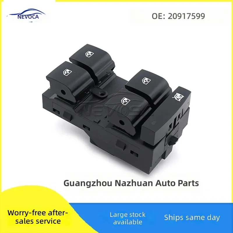 For Chevrolet GM Electric Window Switch Glass Lifter Control 20917599 Auto Door Power Window Master Switch Replacement