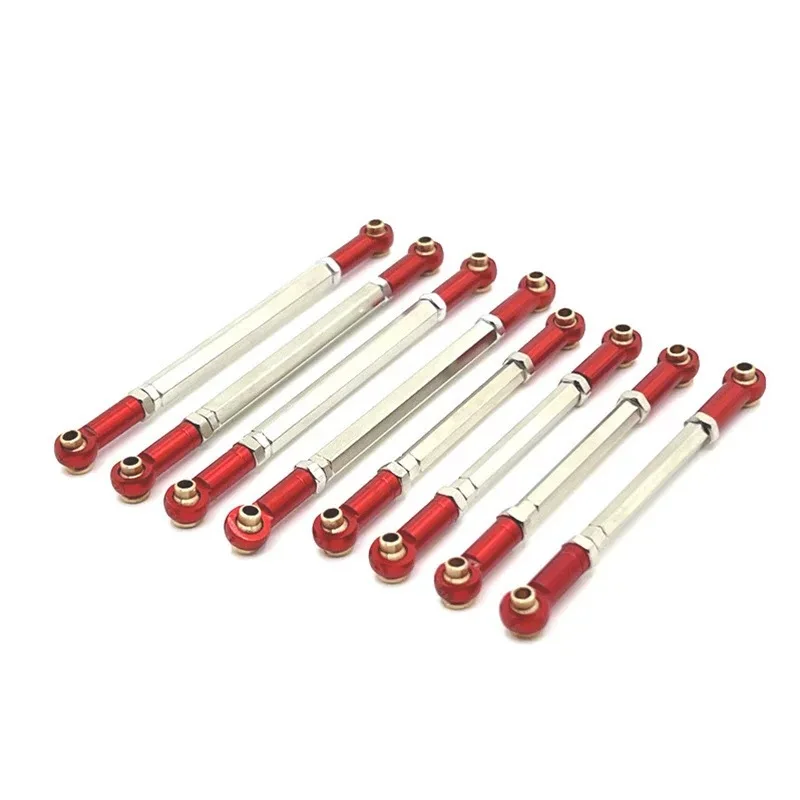 

8PCS Metal Adjustable Chassis Linkage For MN 1/12 MN128 RC Car Upgrade Refit Parts Accessories