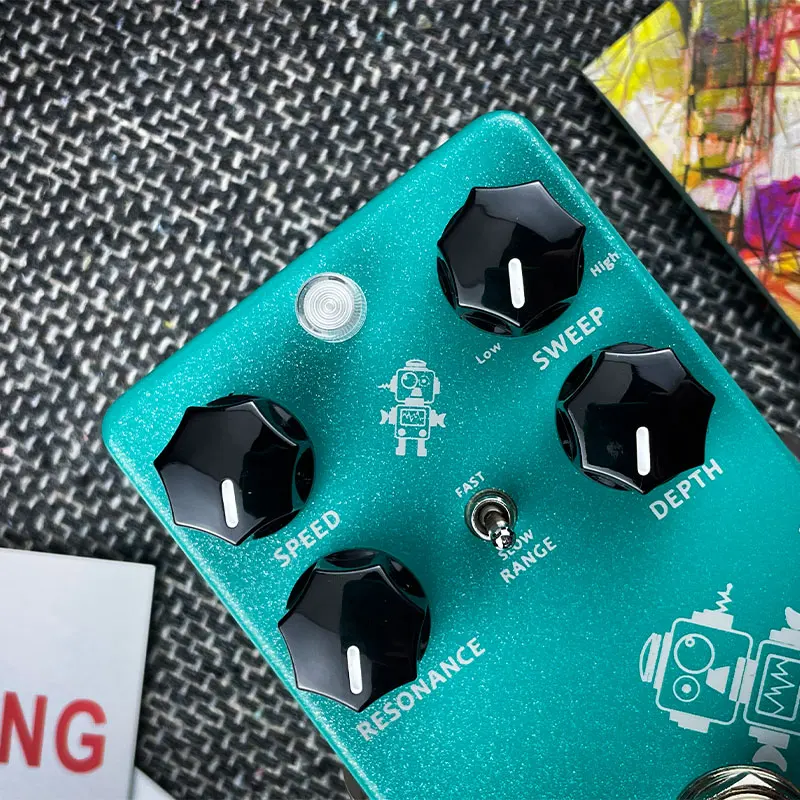 Novo instrumento de inicialização ckk robô fase mudança guitarra baixo efeito stompbox