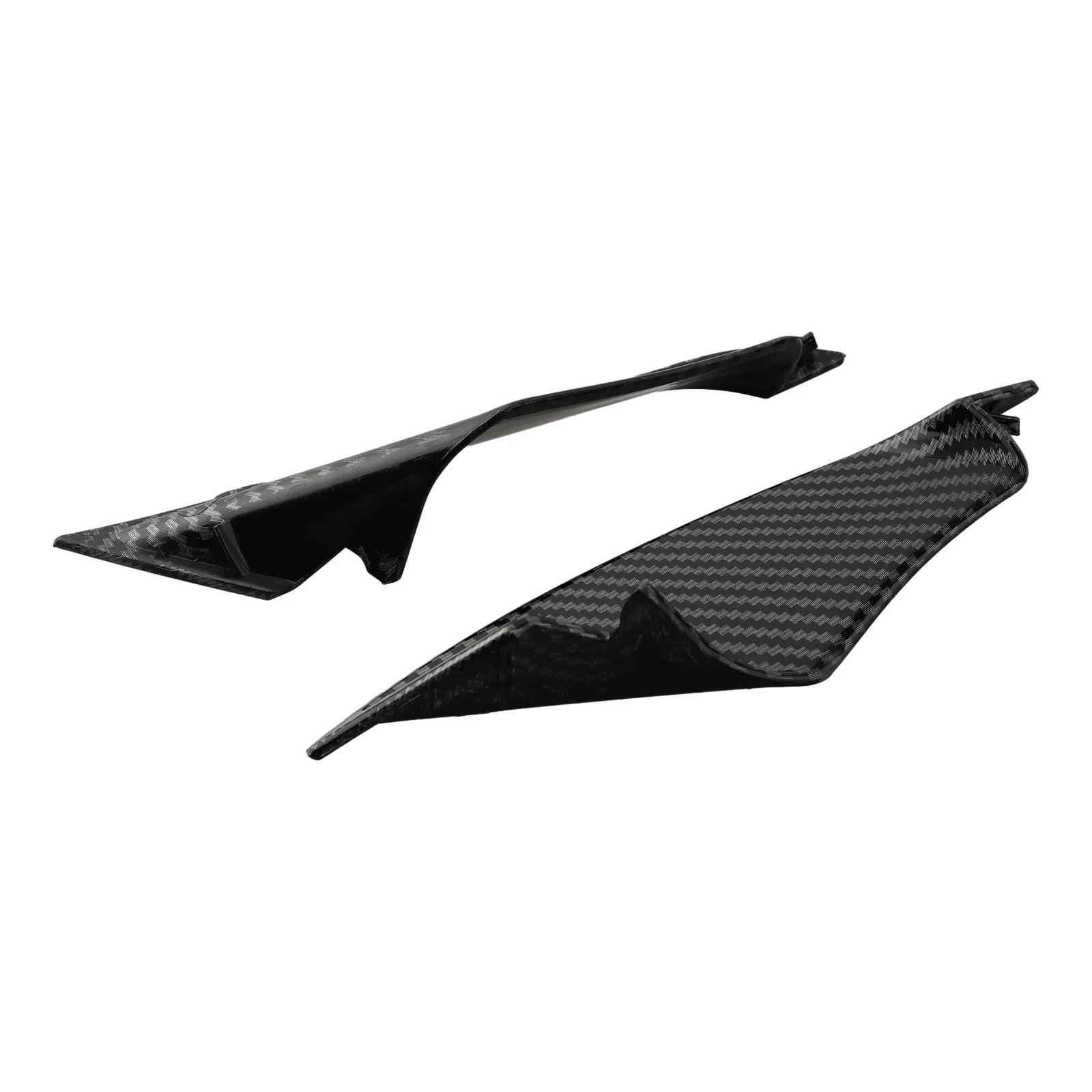 Frame Cover Fairing Trim 2 Pc 2pcs 2x Accessories Carbon Fiber Black Intake Vent Fairing Nose Airduct Practical