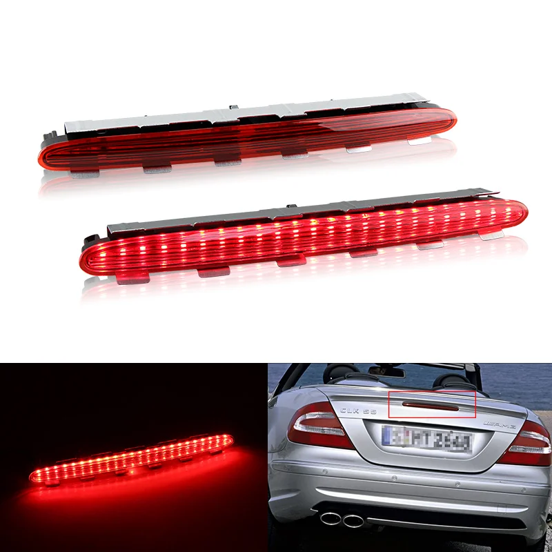 

LED High Mount Stop Signal Lamp Third Tail Brake Lights Fit For Mercedes Benz CLK W209 A209 C209 02-09 Car Accessories