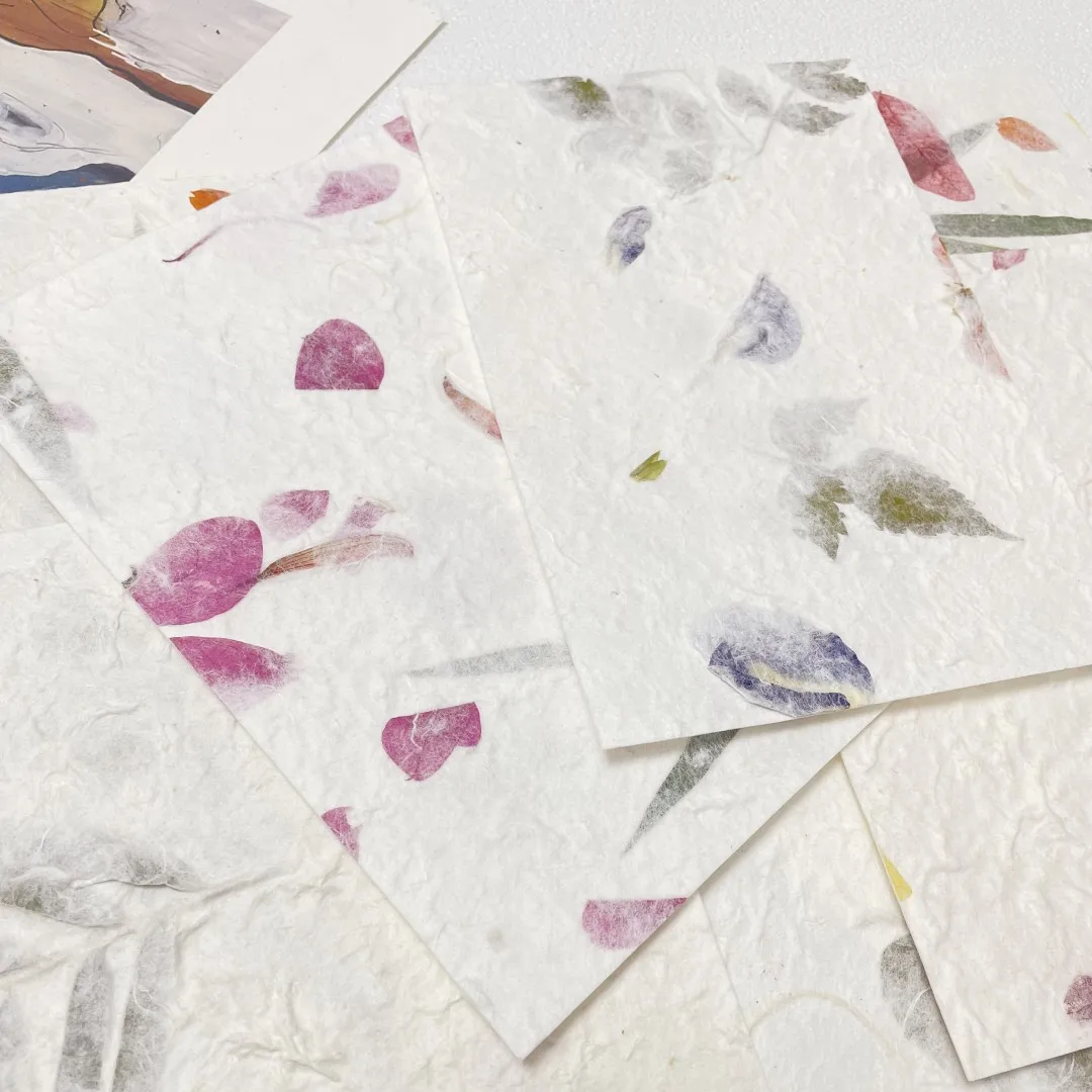 8Pcs Vintage Flower Grass Art Paper Scrapbooking Supplies DIY Junk Journal Planner Collage Background Paper Decoration Paper