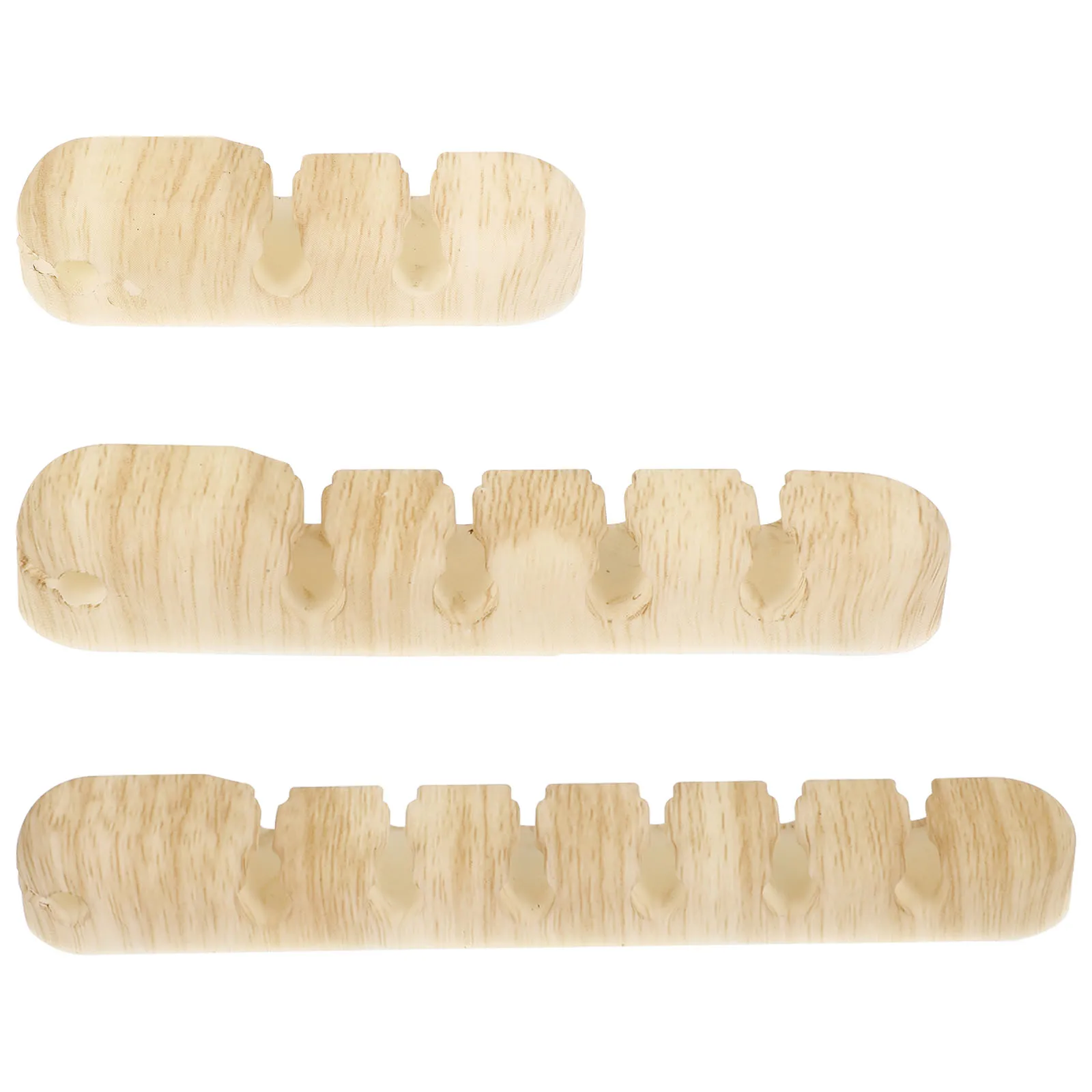 3 stuks zelfklevende kabelhouders siliconen lijnarrangers voor desktop snoerorganisatie sterke netsnoeren USB-laders