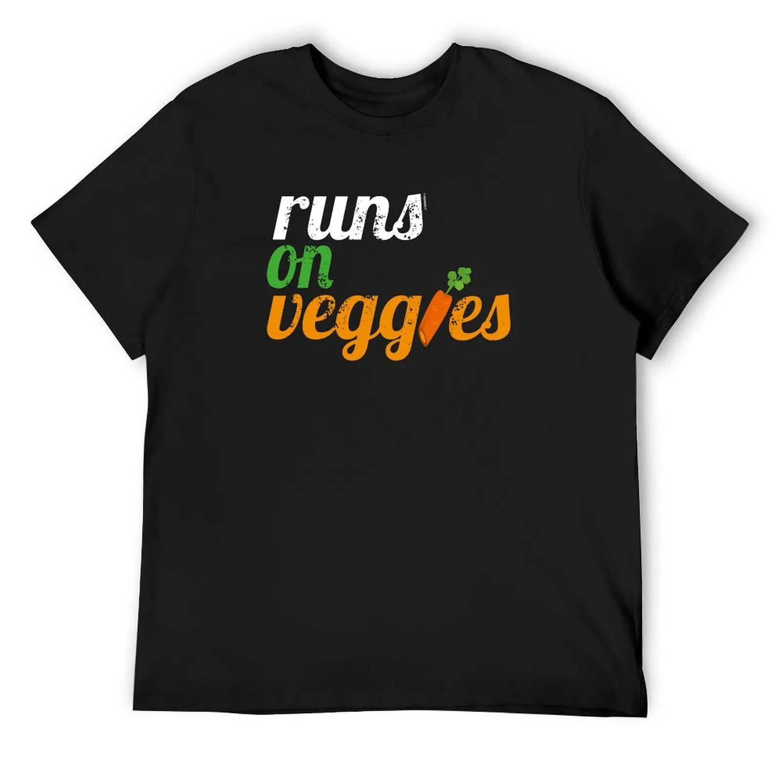 Runs on Veggies | Vegan T-Shirt vintage anime shirt new edition heavyweights plain t shirts for men pack