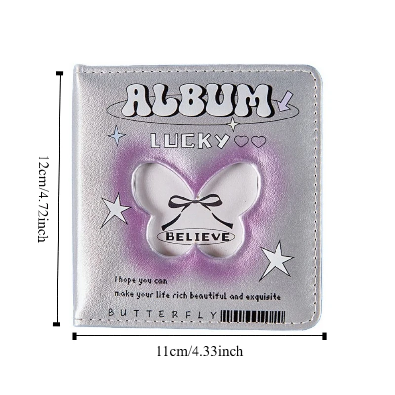 3in ID Photo Photocard Holder PVC Card Cover Decoration Idol Card Display Protector Picture Korean Style Card Protective Case