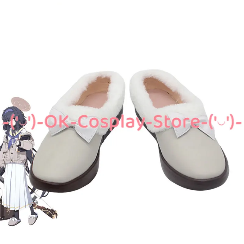 

Kozeki Ui Cosplay Shoes Game Blue Archive Cosplay Prop PU Leather Shoes Halloween Carnival Boots Custom Made