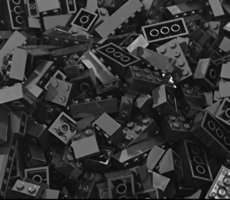 120 Stück Bausteine, Großpackung, sortiert von Farbe, Ziegelsteinen, Blockplatte, Spielzeug, kleine Partikel, kompatibel mit Legoeds DIY-Kit