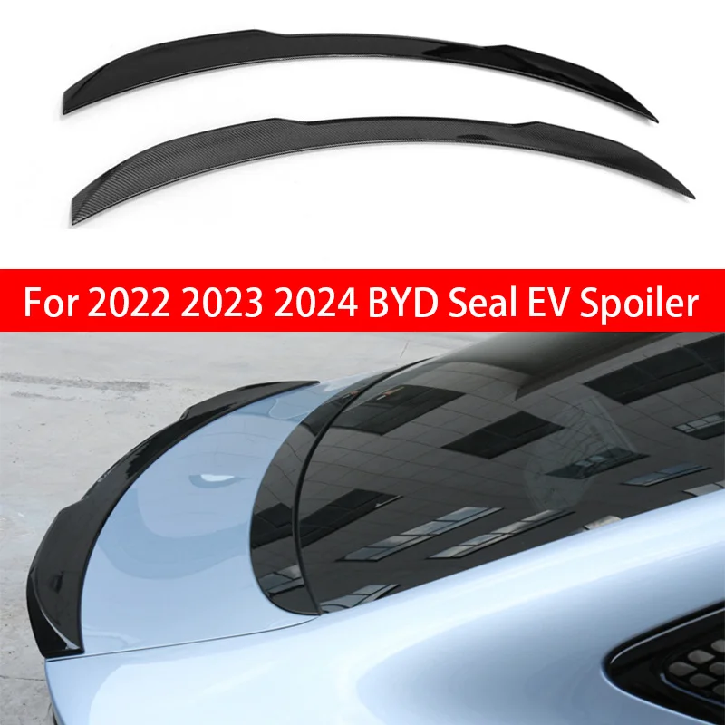 

For BYD Atto 4 Seal EV 2022 2023 Bodykit Car Rear Trunk Lid Boot Ducktail Lip Spoiler Wings ABS Exterior Tuning Accessorie Part