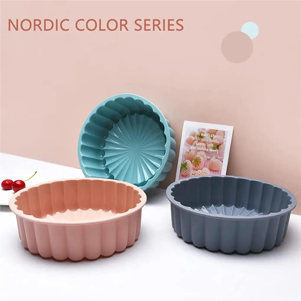 

Silicone Cake Mold Easy To Clean Non-Stick For Baking Delights Baking Accessories And Tools Cake Pan