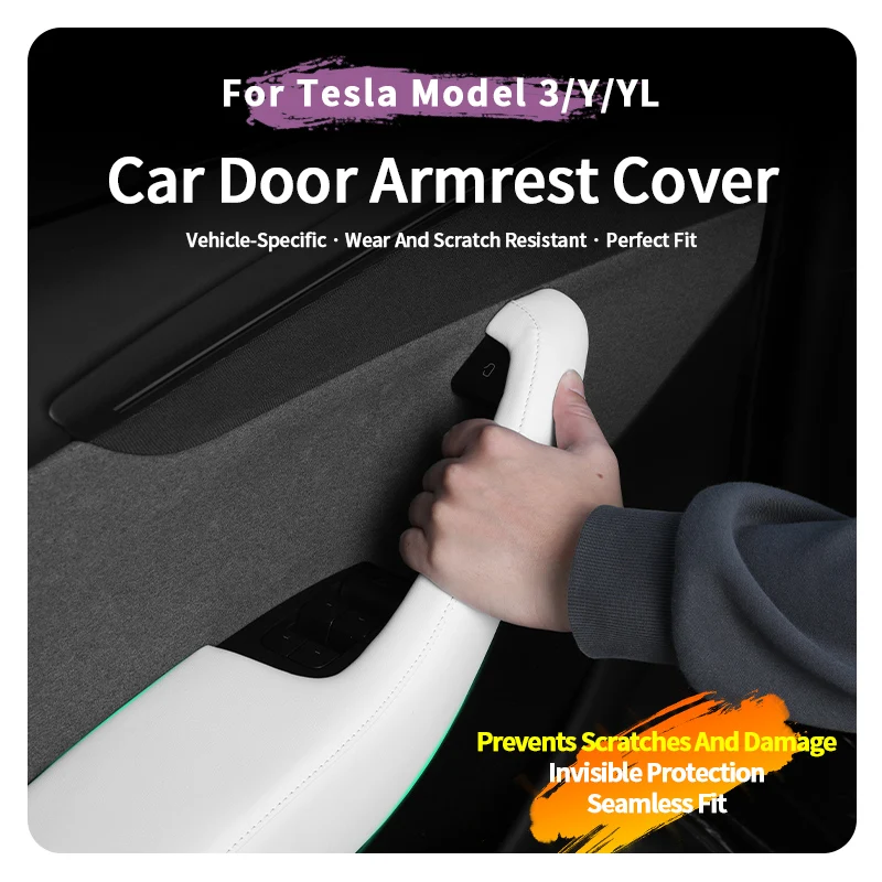 pour-tesla-model-3-highland-model-y-juniper-model-yl-juniper-housse-de-protection-de-poignee-de-porte-de-voiture-en-cuir-de-couleur-d'origine-abs