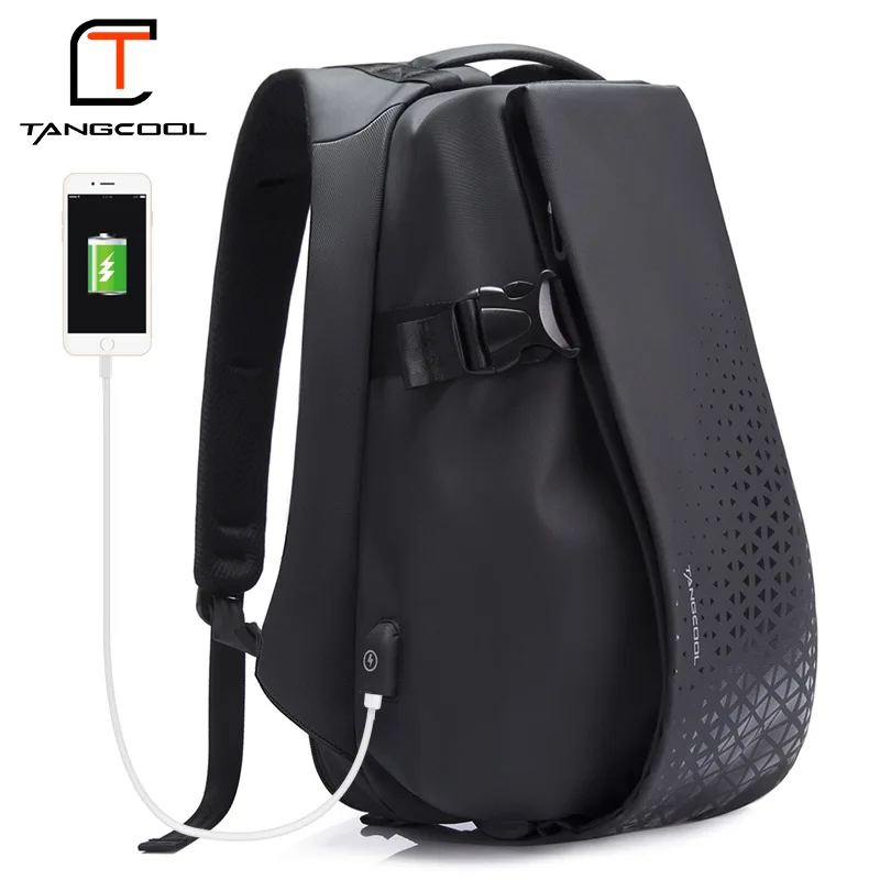 Men's wear-resistant Oxford cloth backpack, multi-functional 17.3-inch computer back, large-capacity travel waterproof backpack