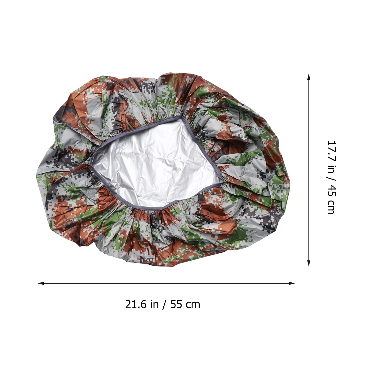 

1pcs Waterproof Backpack Cover 45L Outdoor Rain Protector Camouflage Lightweight Mud Guard For Hiking Camping Travel