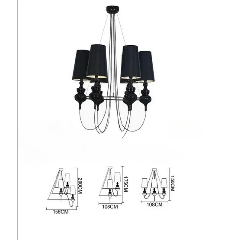 Postmodern Guardian Chandelier Nordic Wind Villa Project Club Living Room Lamp Restaurant Creative Personality Lamps