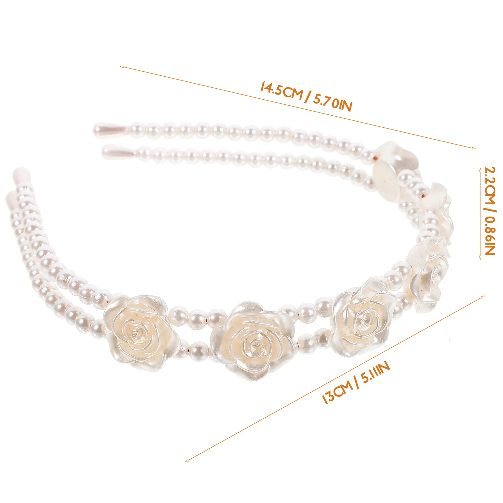 

2Pcs Women Pearl Headbands Hair Bands Elegant Hair Accessories Suitable for Washing Face Party Women Headbands