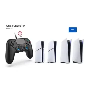 

Wired Controller for PS5/PS5 Slim Universal Game Controller for Playstation PS5 Game Console Joysticks