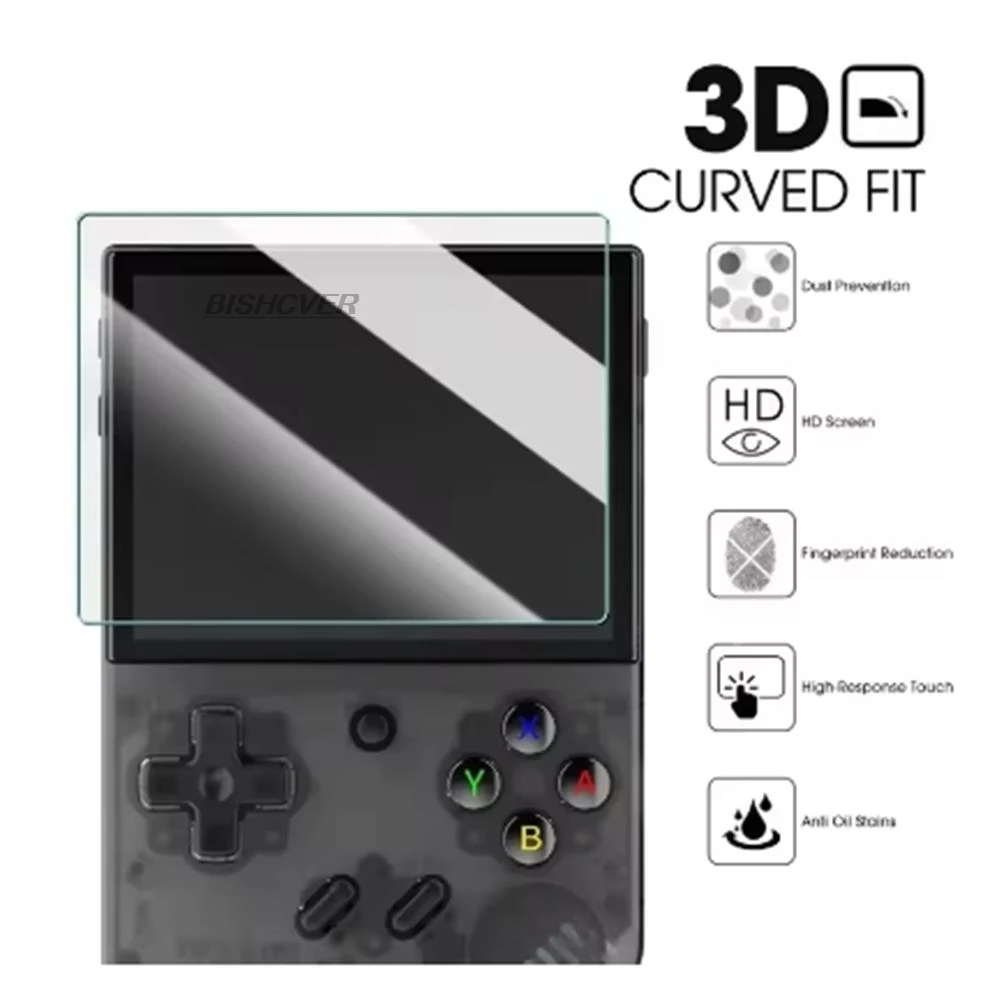 1-3PCS  9H HD Tempered Glass For ANBERNIC RG557 RG556 RG557 ANBERNICRG556 Player Games Console Screen Protector Cover Film