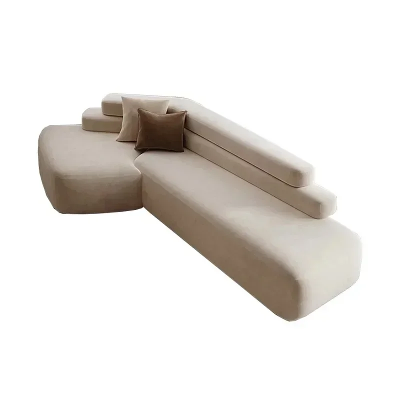 French retro fabric sofa