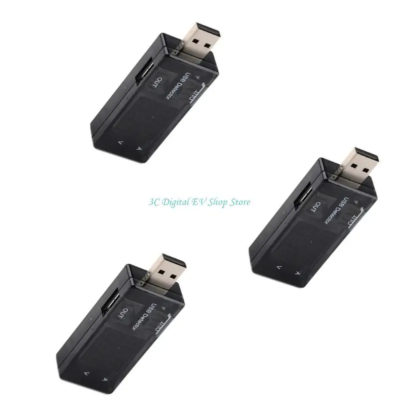 E74D Portable USB Meter LCD Digital Display Current Electricity Meter Multifunction