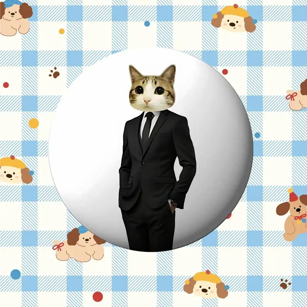 Niedliche Katzen-Memes Meow Kawaii Abzeichen Kreative Blechpins Kreative Zitat-Broschen Kleidung Rucksack Schmuck Geschenk Für – Detail 39