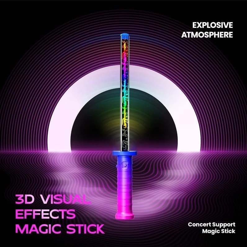 

Wholesale & Customized 3D Hologram Magic Stick 3D Visual Effects Magic Stick For Vocal Concert(negotiate)