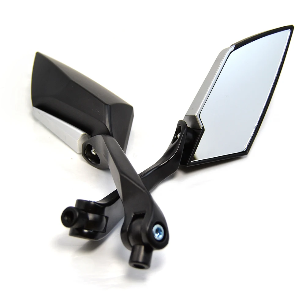 2X Motorcycle Mirror Scooter E-Bike Rearview Mirrors Back Side Mirror 8mm 10mm for Kawasaki ER6F ER6N Z750 Z1000 Z800 Z900