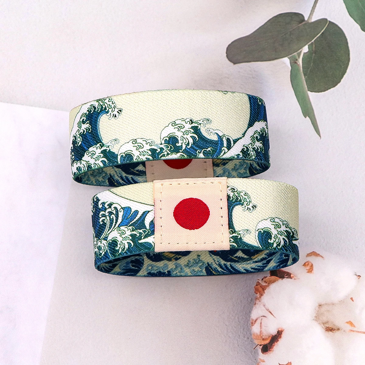 Japanische Kunst Welle Armband Für Frauen Männer Elastische Sport Armband Mode Armreifen Schmuck Zubehör Urlaub Geschenke – Detail 4
