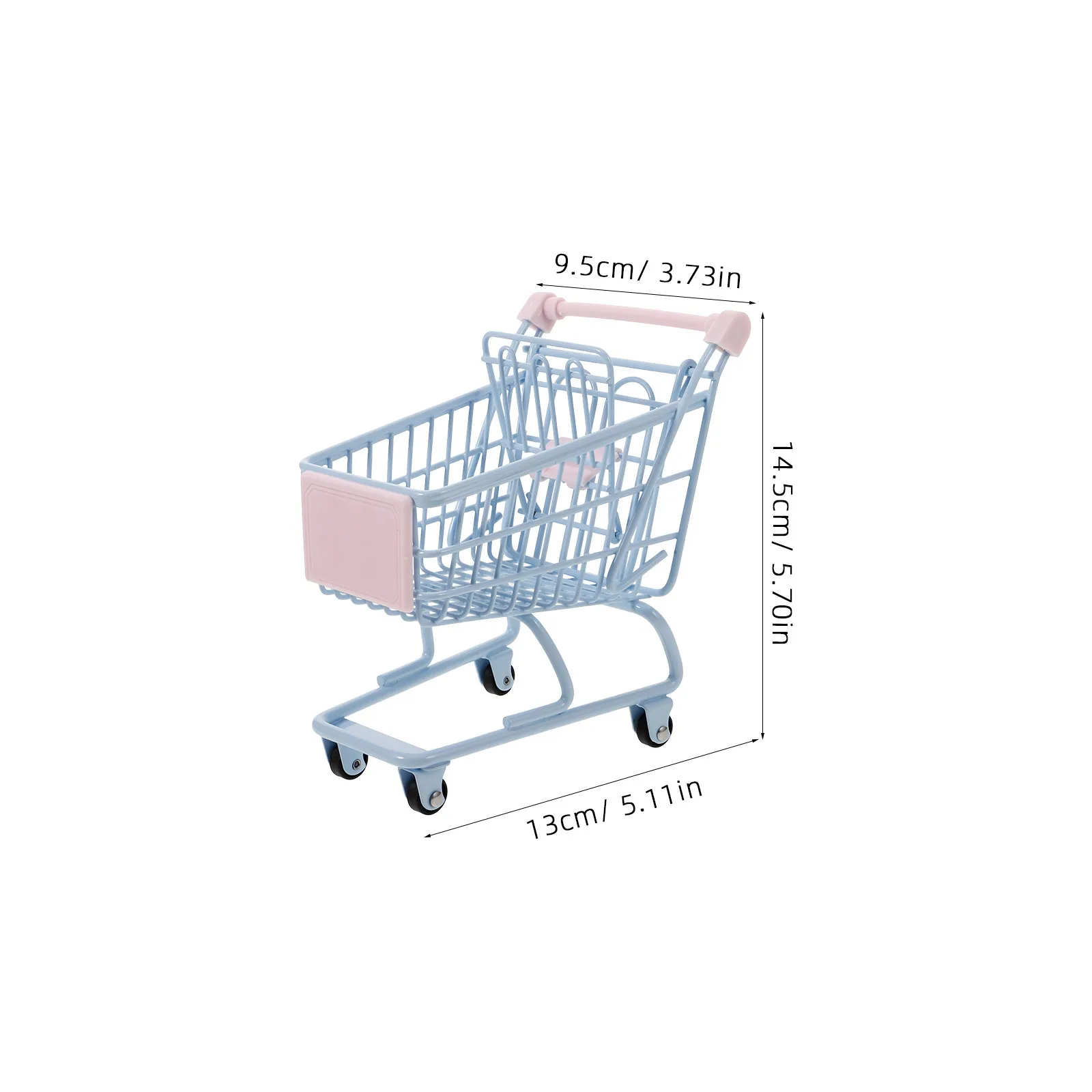 1 قطعة تخزين مكتب صغير للتسوق المصغر لعربة السوبر ماركت تخزين مكتب ديكور المنزل هدية فكرة عربة Playset جمع #6