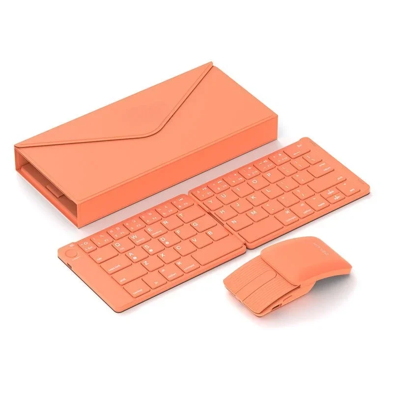 10 Folding keyboard Mouse set iPad tablet dedicated wireless bluetooth portable keyboard with laser pointer