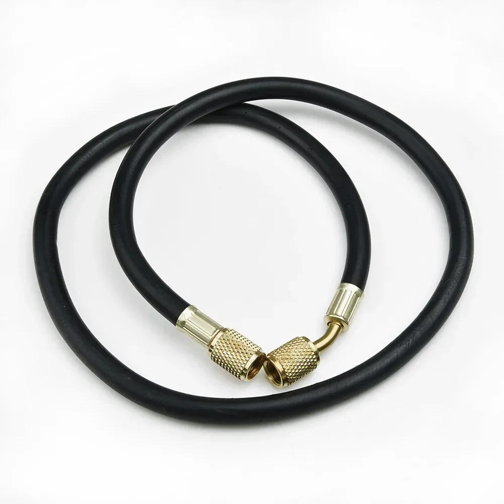 R-410A Charging Hose Refrigeration Replacement Refrig Erant Supplies For SAE 800PSI Black Brass Equipment Gauge Industrial