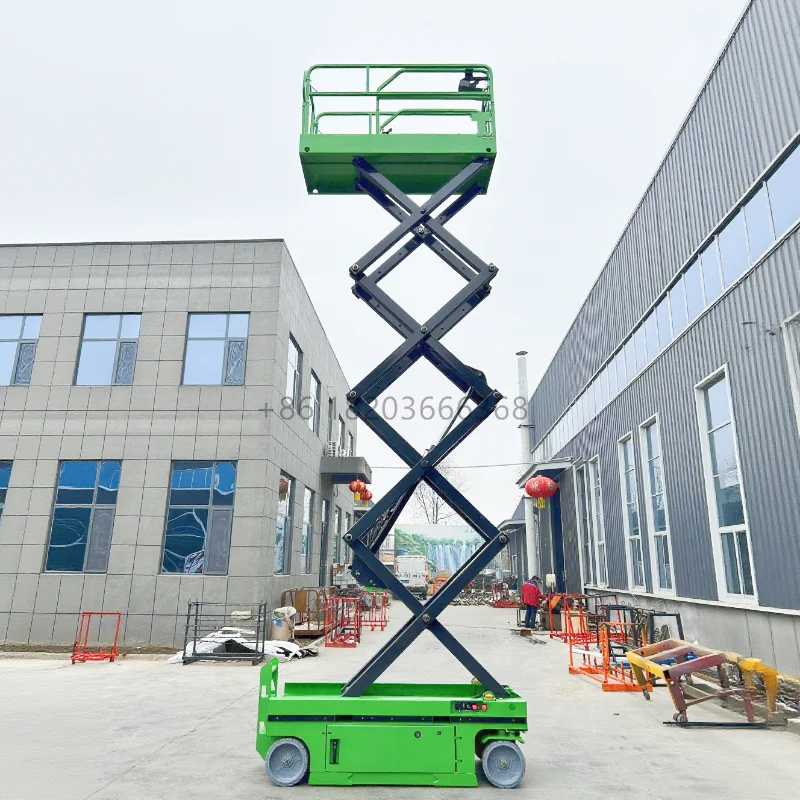 YG Customized New 6M 8M 10M 12M 14M Portable Hydraulic Aerial Lifting Platform Scissor Lift Elevator Steel Movable Hydraulic