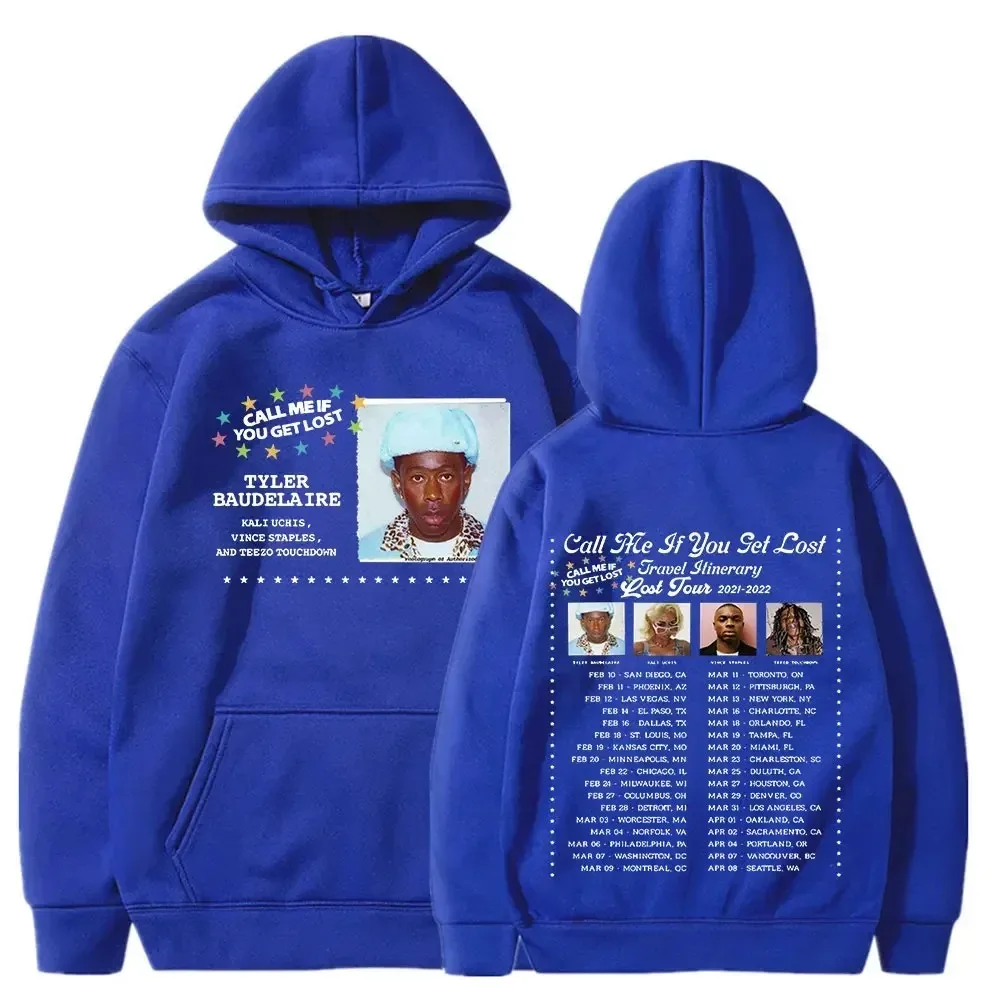 Call Me If You Get Lost Tour Hoodies Tyler The Creator Printed Streetwear Men Women Fashion Sweatshirts Oversized Hip Hop Hoodie