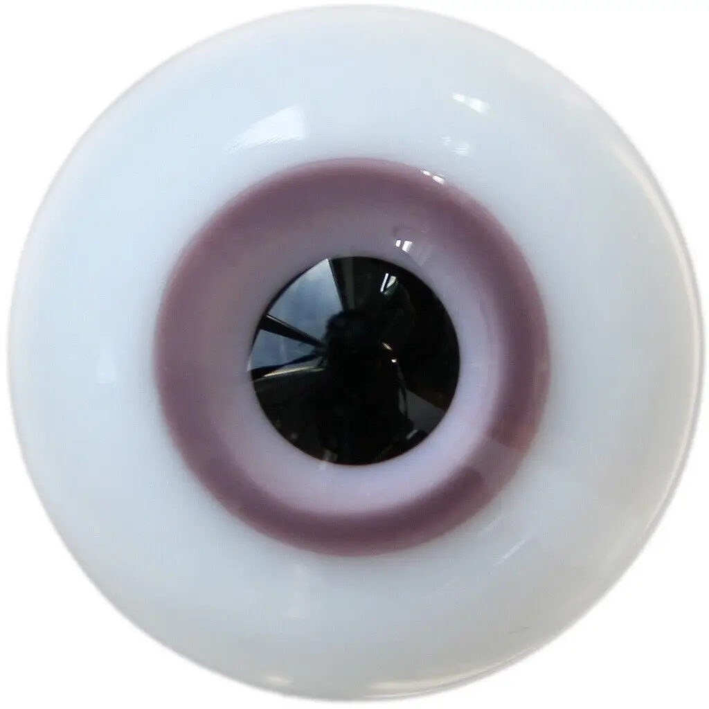 [wamami] 6mm 8mm 10mm 12mm 14mm 16mm 18mm 20mm 22mm 24mm Purple Glass Eyes Eyeball BJD Doll Dollfie Reborn Making Crafts