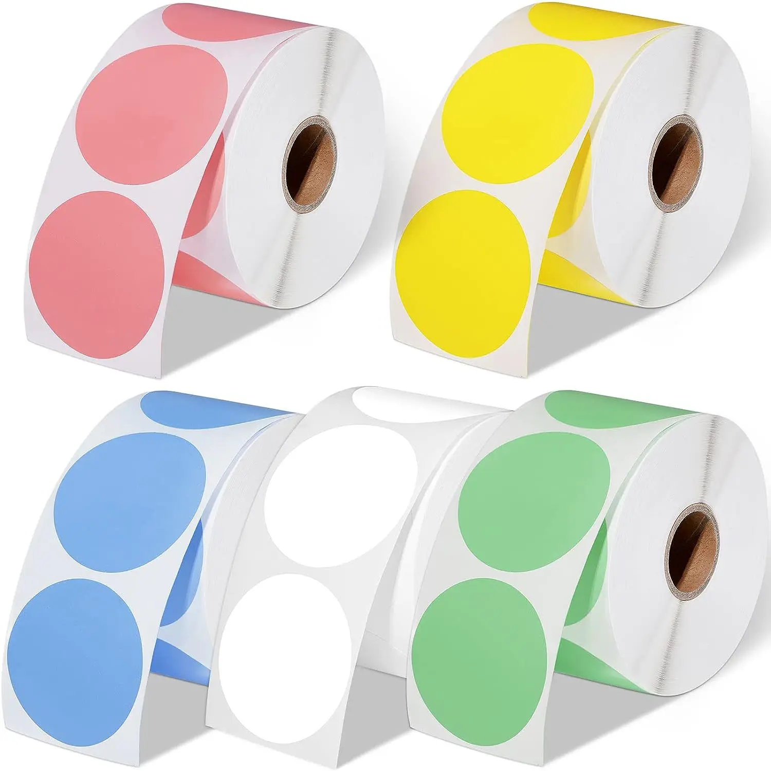 Factory Custom Color Personalized Barcode Sticker Roll Mobile Printing Self-Adhesive Thermal Paper Sticker Label Roll