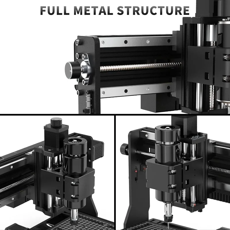 500W CNC Router Machine, 3020 PLUS CNC Wood Router 3 Axis Desktop CNC Machine for Metal Wood