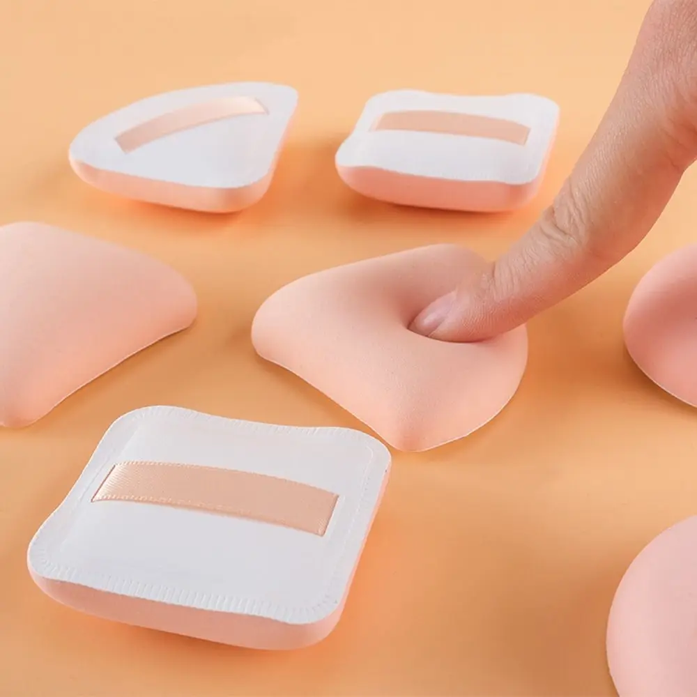 جولة مثلث مسحوق نفخة الاستخدام المزدوج مربع الرطب الجاف التجميل نفخة لينة أدوات ماكياج الجمال مثلث ماكياج البيض نفخة ماكياج