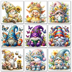 DIY Full Round Drill Diamond Painting 5D Cute Fruit Gnome Home Decor Art Craft Rhinestones Cross Stitch Kit