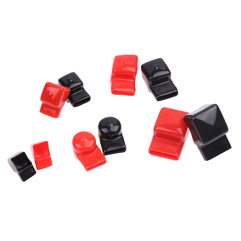 1Pair Loose Protector For Busbar Bus Bar Battery Isolation Cover Terminal Cover Protection PVC Flexible【Homeclub】