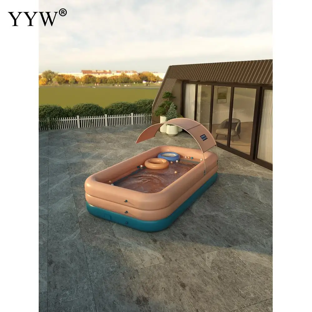 Inflatable Pool Children Adult Home Use Paddling Pool Large Size Inflatable Round Swimming Pool For Adult Household Ocean Pool