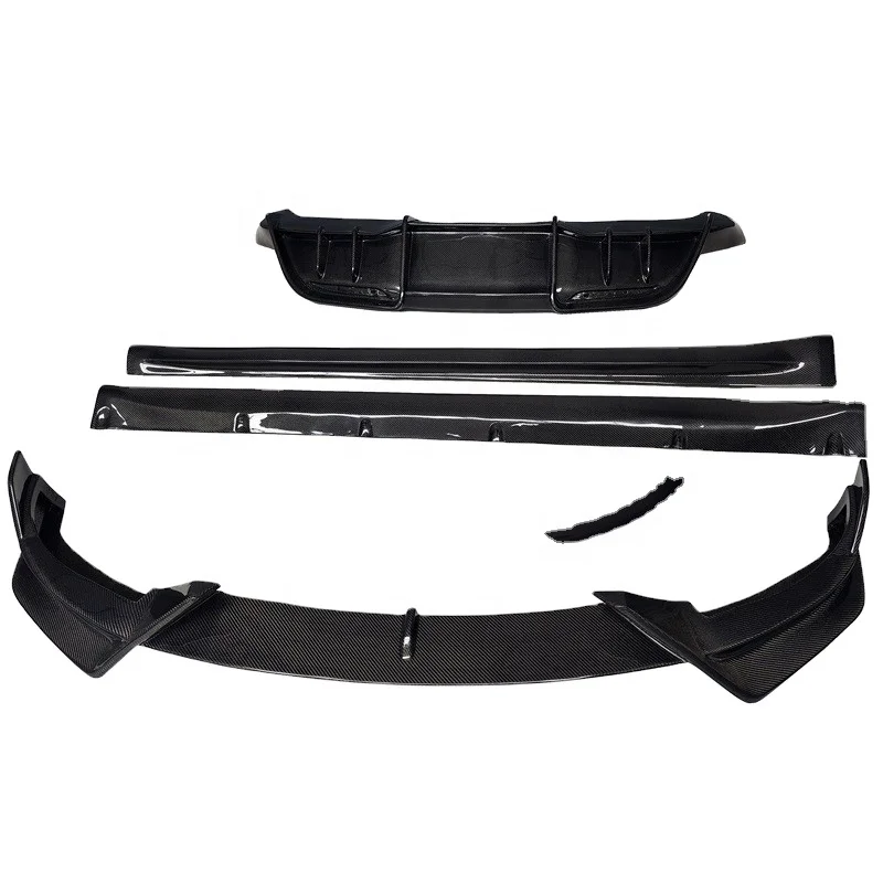 

Z-ART AD Carbon Fiber Body Kit for Teslal Model Y Carbon Fiber Aerokit Carbon Fiber Front Lip +side Skirts+rear Diffuser+spoiler